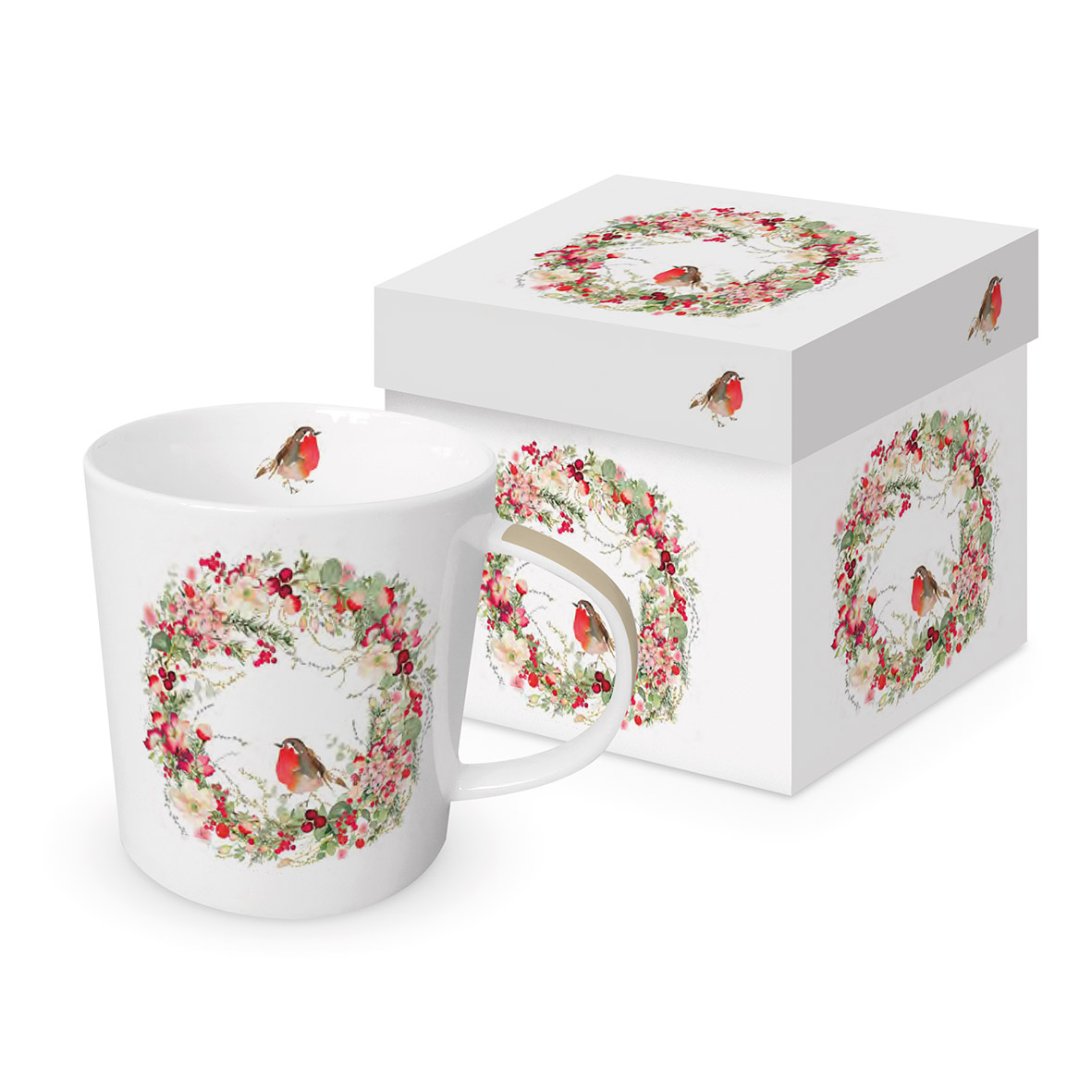Beautiful Christmas Wreath Trend Mug in Geschenkbox