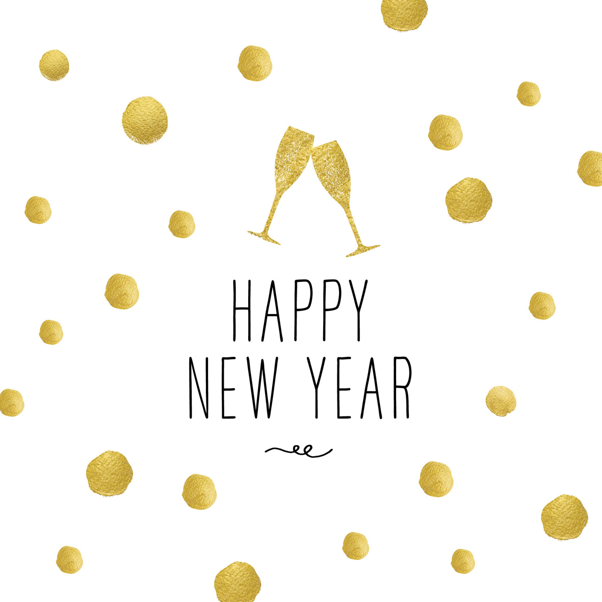 Servietten Happy New Year! 33 x 33 cm