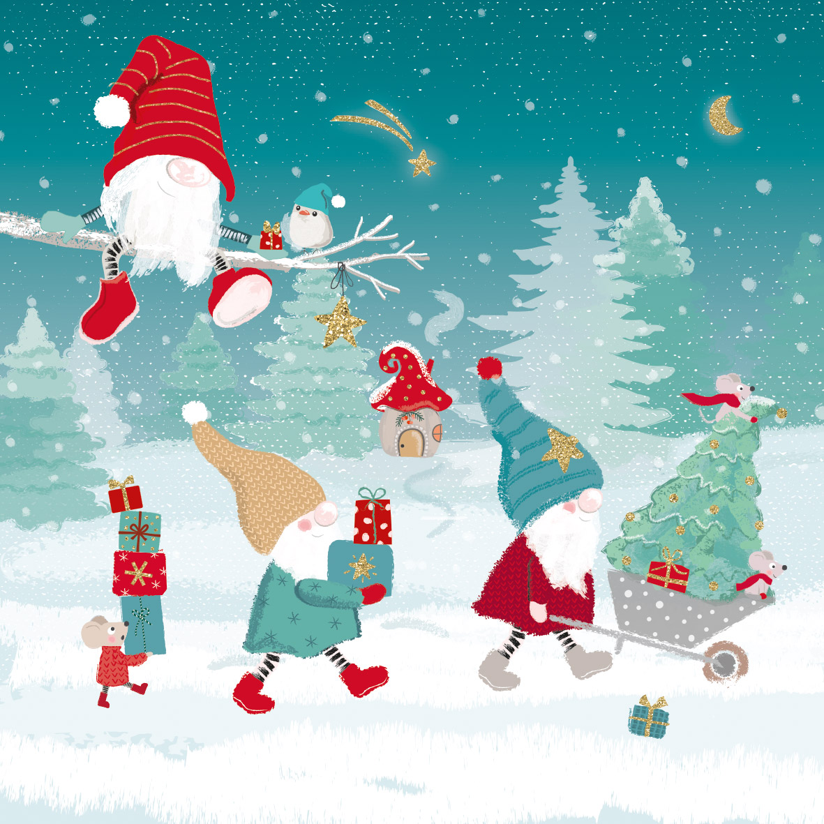 Servietten In the House 33 x 33 cm