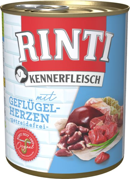 RINTI Kennerfleisch mit Geflügelherzen 800 g