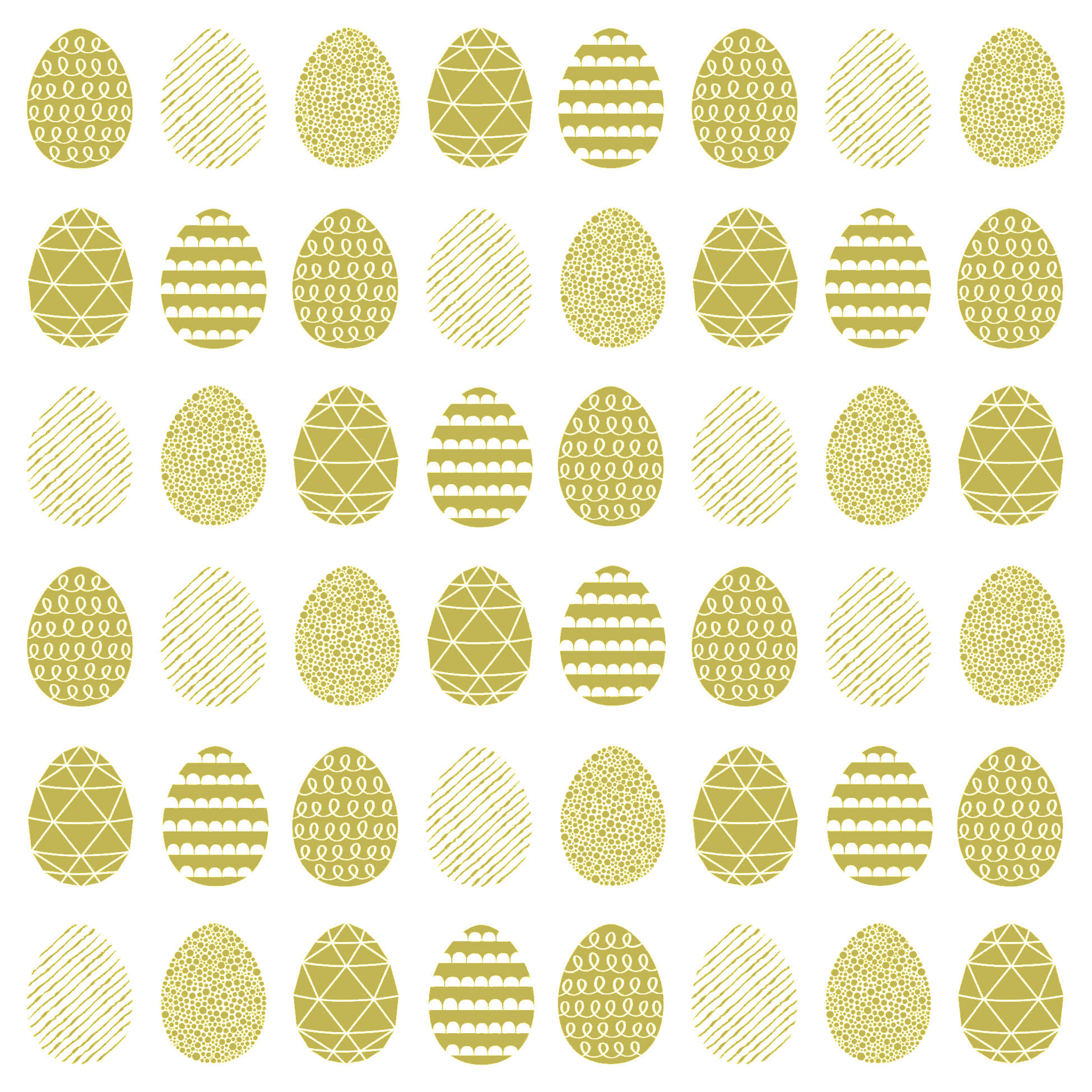 Servietten Pure Easter Eggs 33 x 33 cm